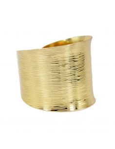 Bracelet manchette effet strié 2