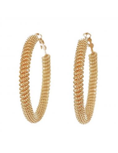 Boucles d'oreilles créoles chaînes