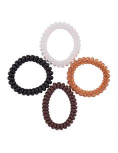 Lot de 4 élastiques ressort marron 2