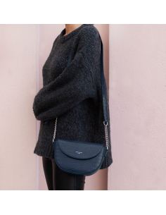 David Jones - Petit sac à main bandoulière cuir crocodile pour femme - Bleu 2