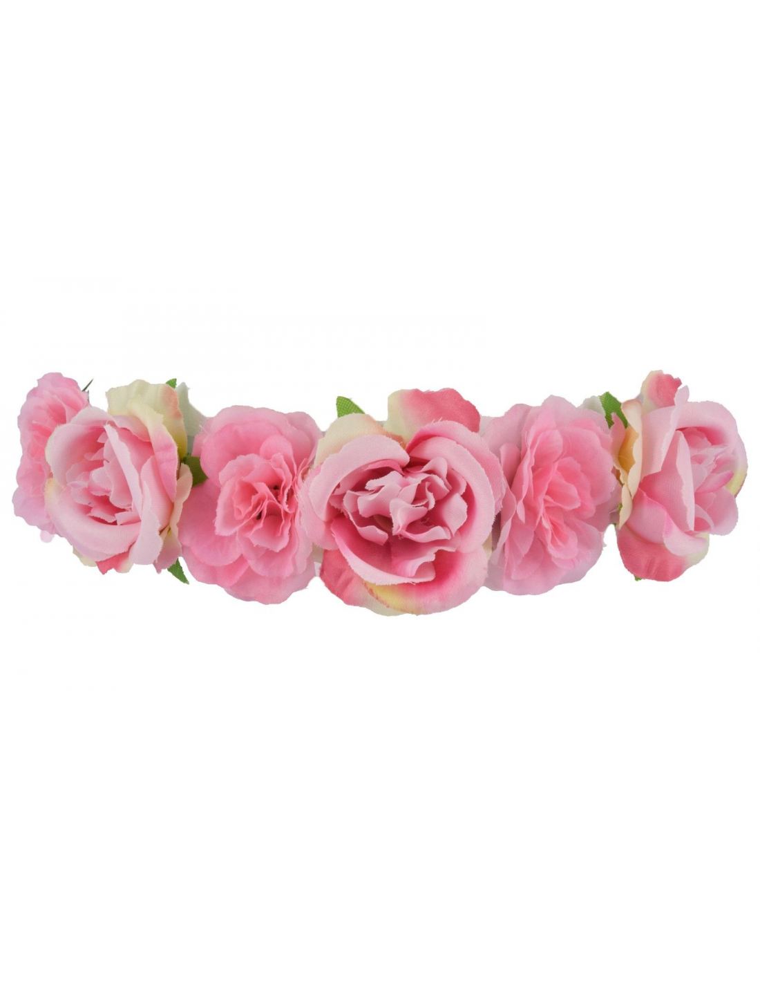 Bandeau couronnes de fleurs - rose - Kiabi - 4.00€