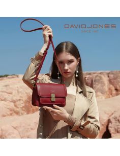 David Jones - sac bandoulière à rabat et joli fermoir pour femme 2