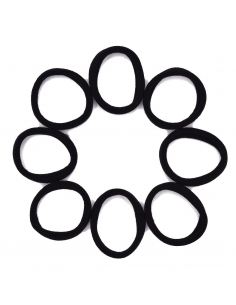 Lot de 8 élastiques noir 2