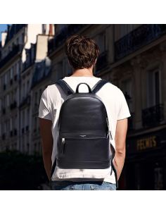 David Jones - Sac à Dos Elégant Taille Moyenne Similicuir A4 Homme 2