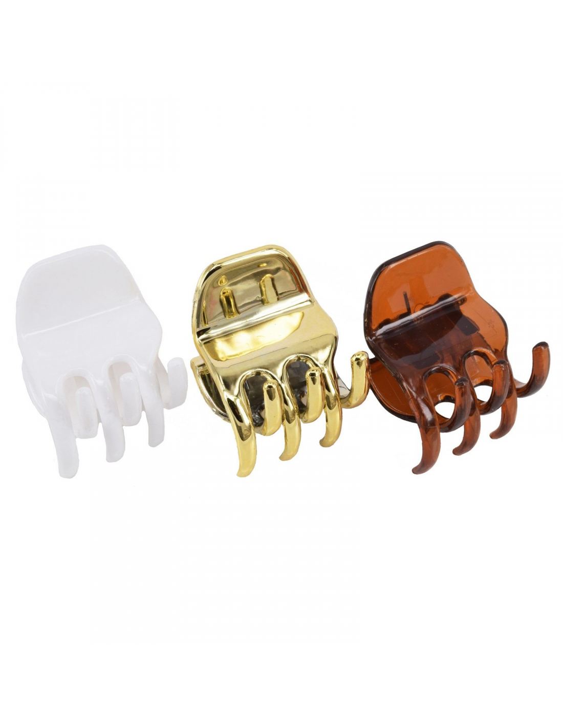 Lot De 4 Pinces à Cheveux Halloween – Accessoires Gothiques Pour Femmes Et Filles, Tissu Et Métal, 10x9 Cm